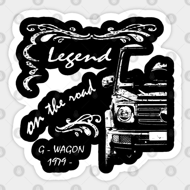 G wagon w463 classic design Sticker by WOS